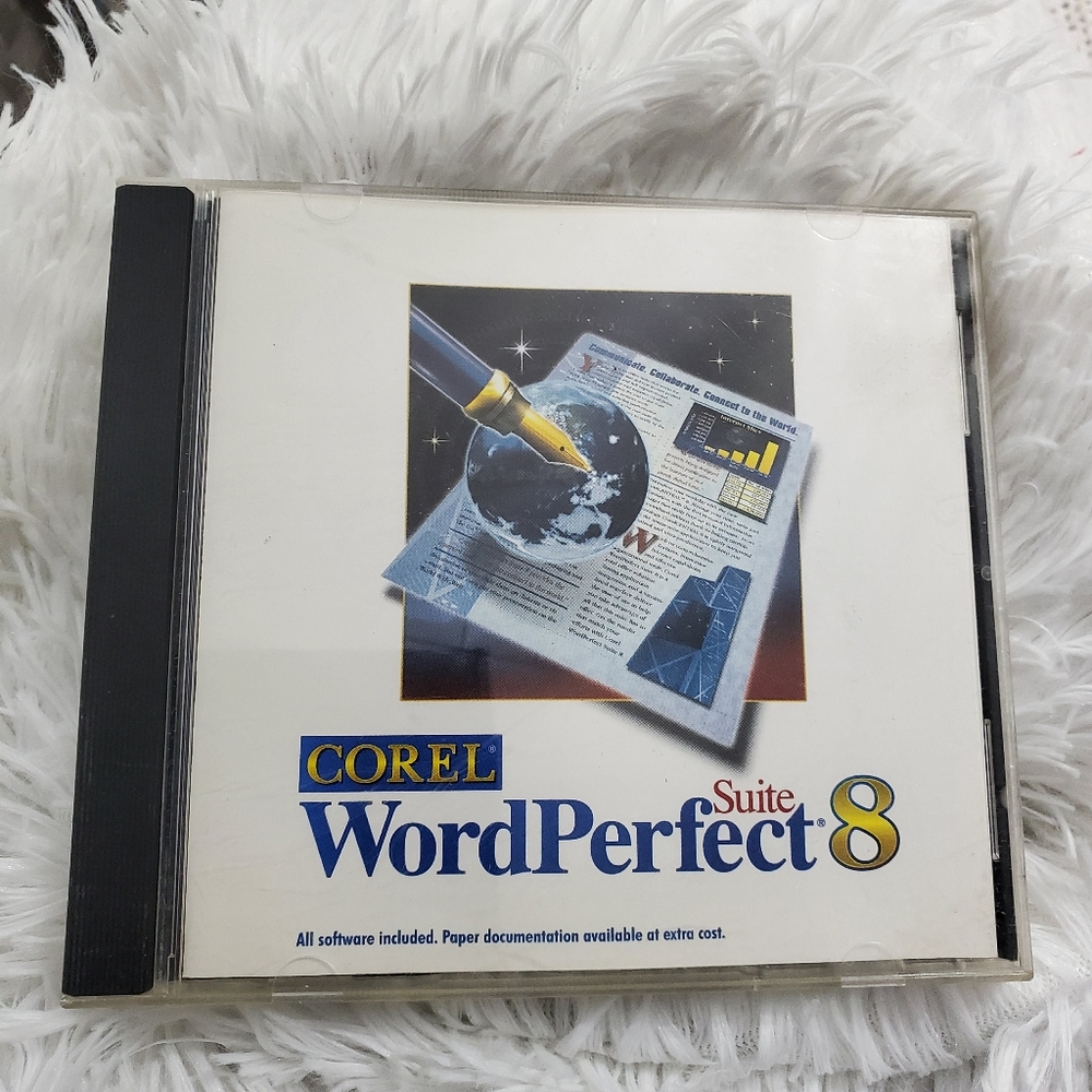 Corel WordPerfect Suite 8 Software CD Vintage